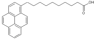 Chemical Structure - 1-Pyrenedecanoic acid (AB274309)