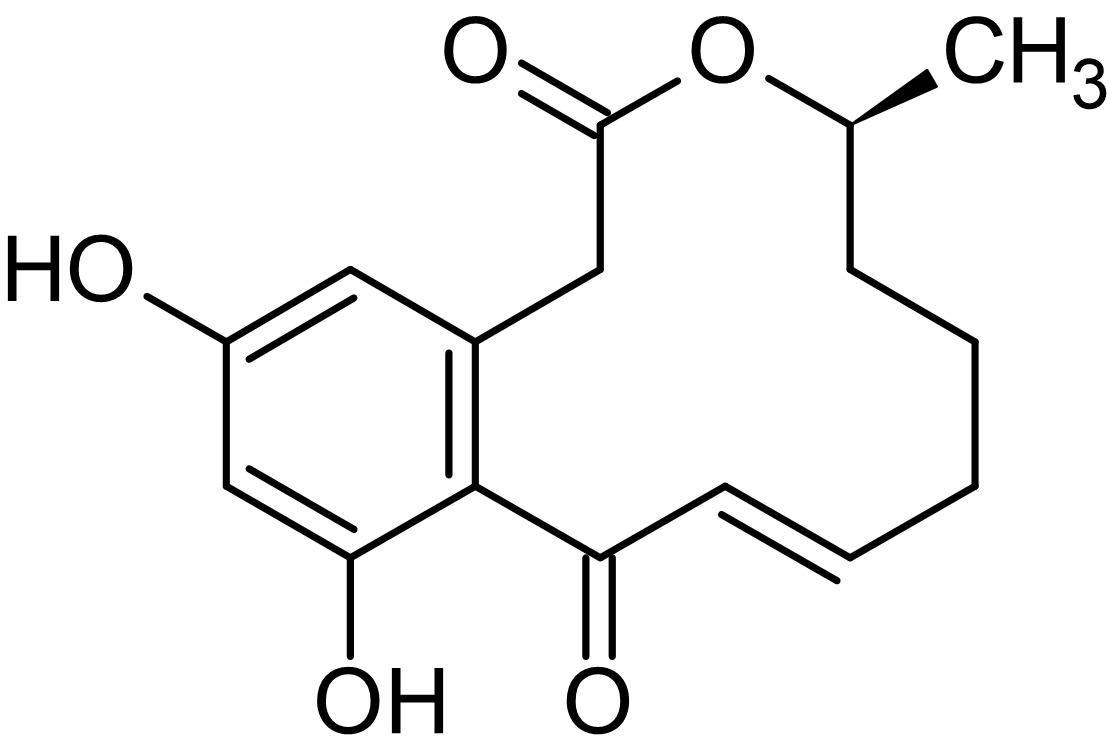 10,11-Dehydrocurvularin, antibiotic and antimitotic agent