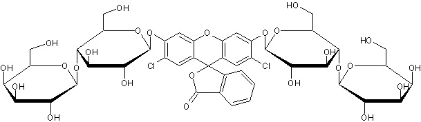 Chemical Structure - 2', 7'-Dichlorofluorescein di-β-D-lactoside (AB275366)