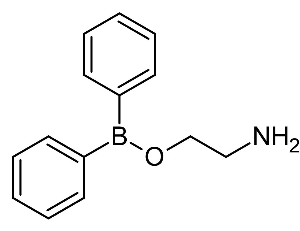 Chemical Structure - 2-APB, Ca2+ release modulator (AB120124), expandable thumbnail