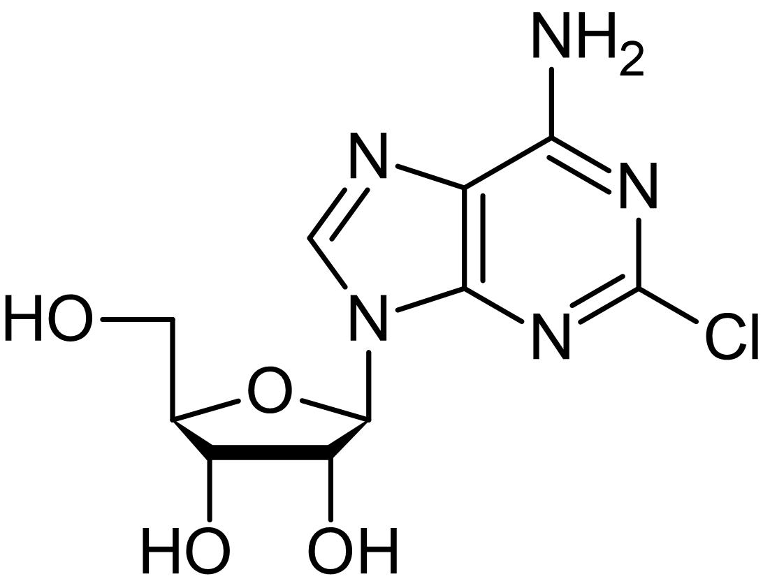 Chemical Structure - 2-Chloroadenosine (CADO), Adenosine agonist (AB120037), expandable thumbnail