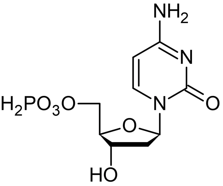 Chemical Structure - 2'-Deoxycytidine 5'-monophosphate, UMP/CMP kinase substrate (AB146216)