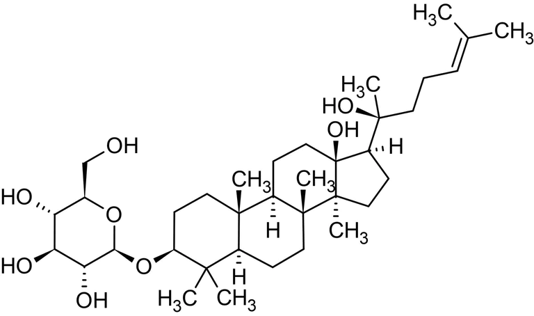 Chemical Structure - 20(S)-Ginsenoside Rh2, Active component of red ginseng (AB141935)