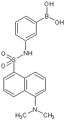 Chemical Structure - 3-Dansylaminophenylboronic acid (AB274310)