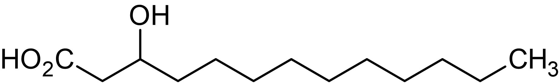Chemical Structure - 3-Hydroxytridecanoic acid, 3-Hydroxy fatty acid (AB144032)