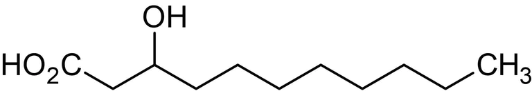 Chemical Structure - 3-Hydroxyundecanoic acid, 3-Hydroxy fatty acid (AB144028)