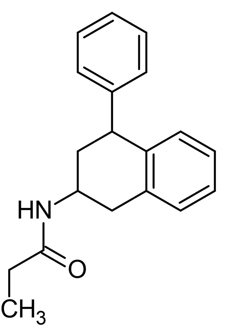 Chemical Structure - 4-P-PDOT, MT2 selective melatonin receptor antagonist (AB146419)