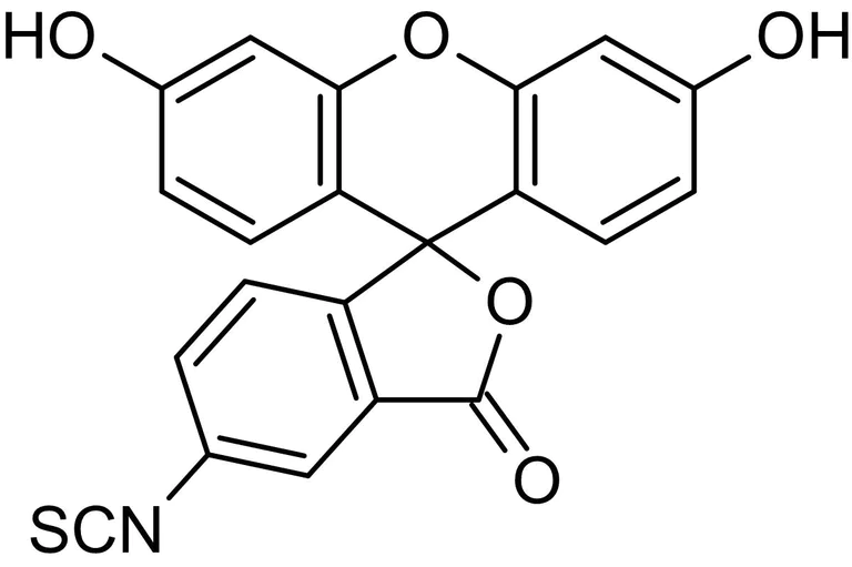 Chemical Structure - 5-FITC (5-Fluorescein Isothiocyanate), Fluorescent marker (AB145325)
