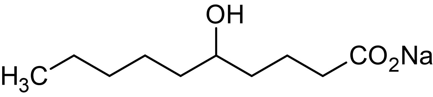 Chemical Structure - 5-Hydroxydecanoate sodium salt, K+ channel blocker (AB141672), expandable thumbnail