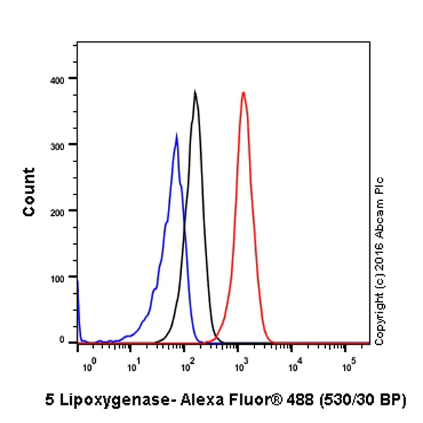Flow Cytometry (Intracellular) - Anti-5 Lipoxygenase/5-LO antibody [EP6072(2)] - BSA and Azide free (AB227991)