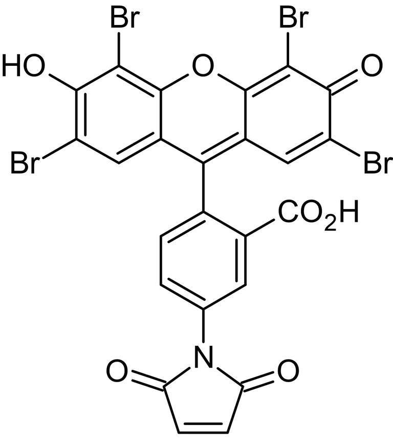 Chemical Structure - 5-Maleimidoeosin, Fluorescent triplet probe (AB145355)