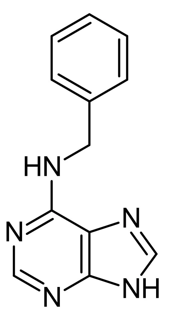Chemical Structure - 6-Benzylaminopurine, Synthetic cytokinin (AB146398)