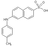 Chemical Structure - 6-p-Toluidino-2-naphthalenesulfonic acid (AB275049)