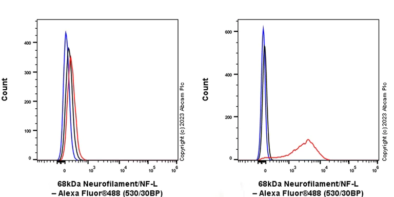 Flow Cytometry (Intracellular) - Anti-68kDa Neurofilament/NF-L (C-term) antibody [EPR28784-63] - BSA and Azide free (AB315815)
