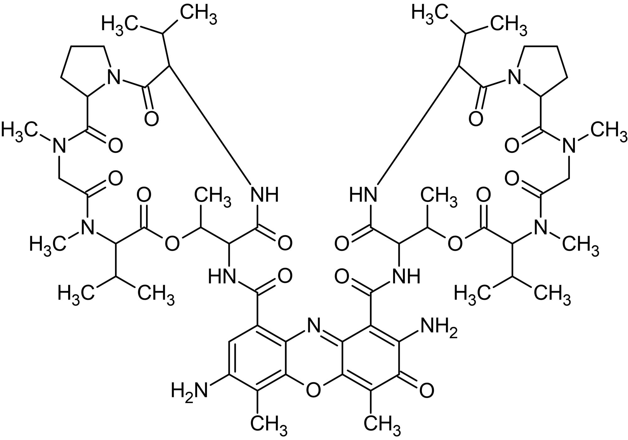 Chemical Structure - 7-Aminoactinomycin D (7-AAD), Fluorescent DNA dye (AB142391), expandable thumbnail