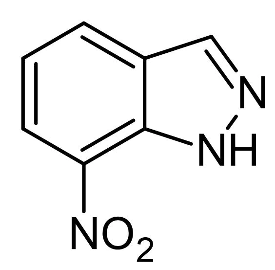 Chemical Structure - 7-Nitroindazole, NOS inhibitor (AB120233)
