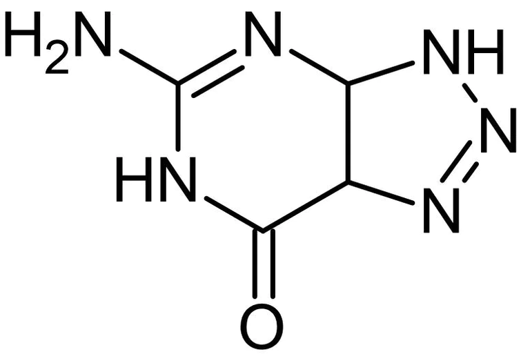 Chemical Structure - 8-Azaguanine, purine analogue with antineoplastic activity (AB145798)