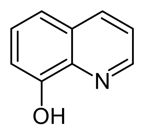 Chemical Structure - 8-Hydroxyquinoline (8HQ), RNA synthesis inhibitor and ion chelator (AB141198)
