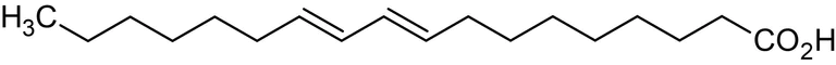 Chemical Structure - 9(E),11(E)-Octadecadienoic acid, Conjugated linoleic acid (AB143895)
