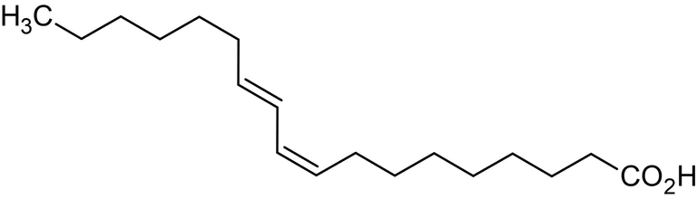 Chemical Structure - 9(Z),11(E)-Octadecadienoic acid, Conjugated linoleic acid (AB143913)