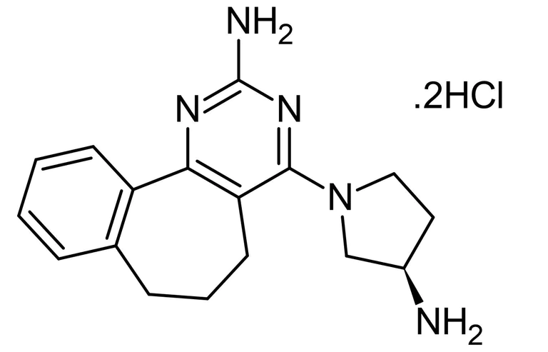 Chemical Structure - A 943931 dihydrochloride, H4 receptor antagonist (AB142809)