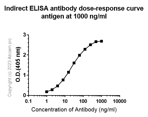 Indirect ELISA - Anti-ACE2 antibody [RM1070] - BSA and Azide free (ab314772), expandable thumbnail