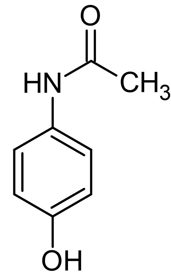 Chemical Structure - Acetaminophen, COX-3 inhibitor (AB120990), expandable thumbnail