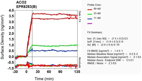 OI-RD Scanning - Anti-Aconitase 2 antibody [EPR8283(B)] (AB129105)