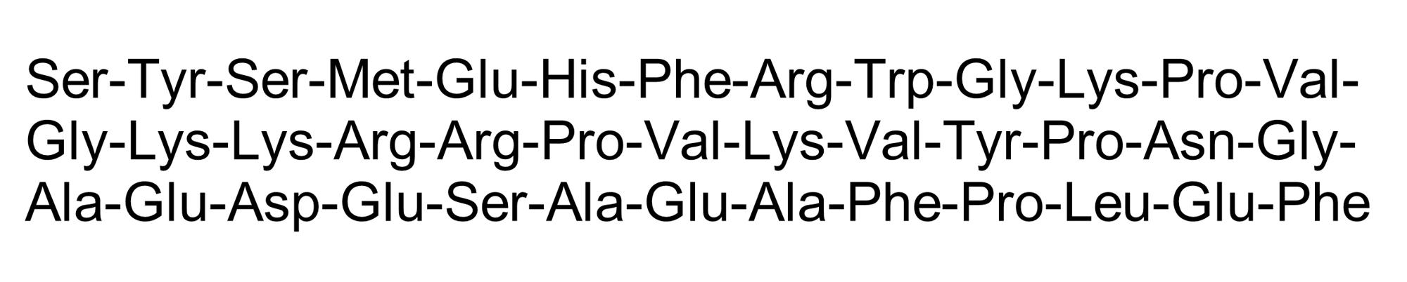 Chemical Structure - ACTH (1-39) (human), endogenous melanocortin receptor 2 (MC2) agonist (AB141151)