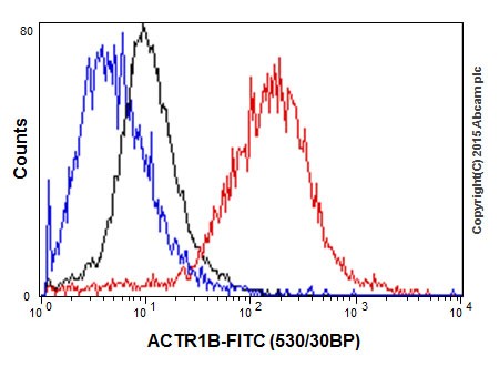 Flow Cytometry (Intracellular) - Anti-ACTR1B antibody [EPR16969] (ab203835), expandable thumbnail