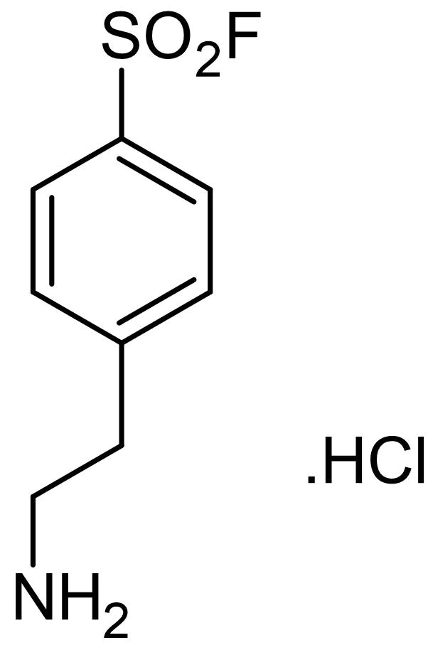 Chemical Structure - AEBSF hydrochloride, serine protease inhibitor (AB141403)