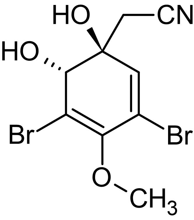 Chemical Structure - Aeroplysinin (Aeroplysinin-1), antiangiogenic agent (AB142685)