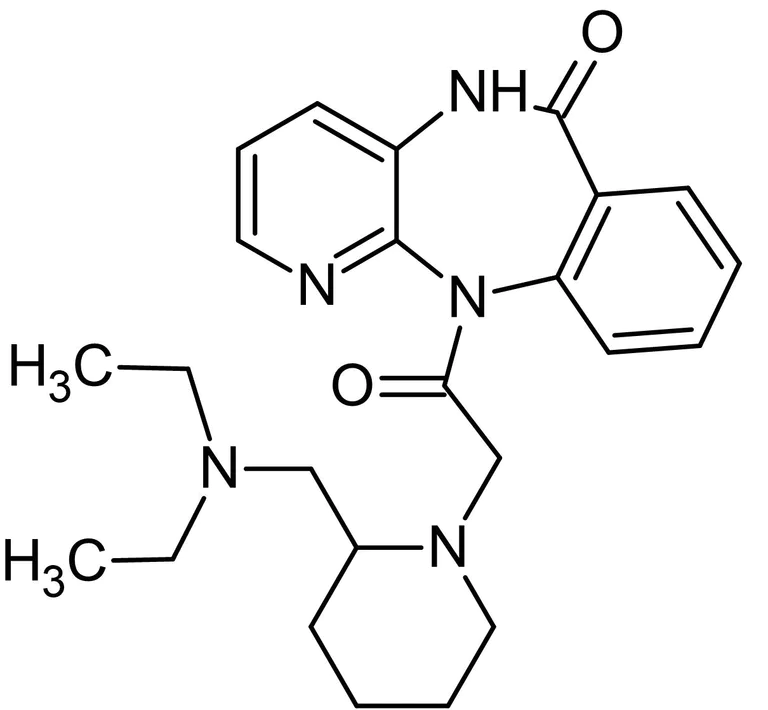 Chemical Structure - AF-DX 116 (Otenzepad), M2 antagonist (AB120152)