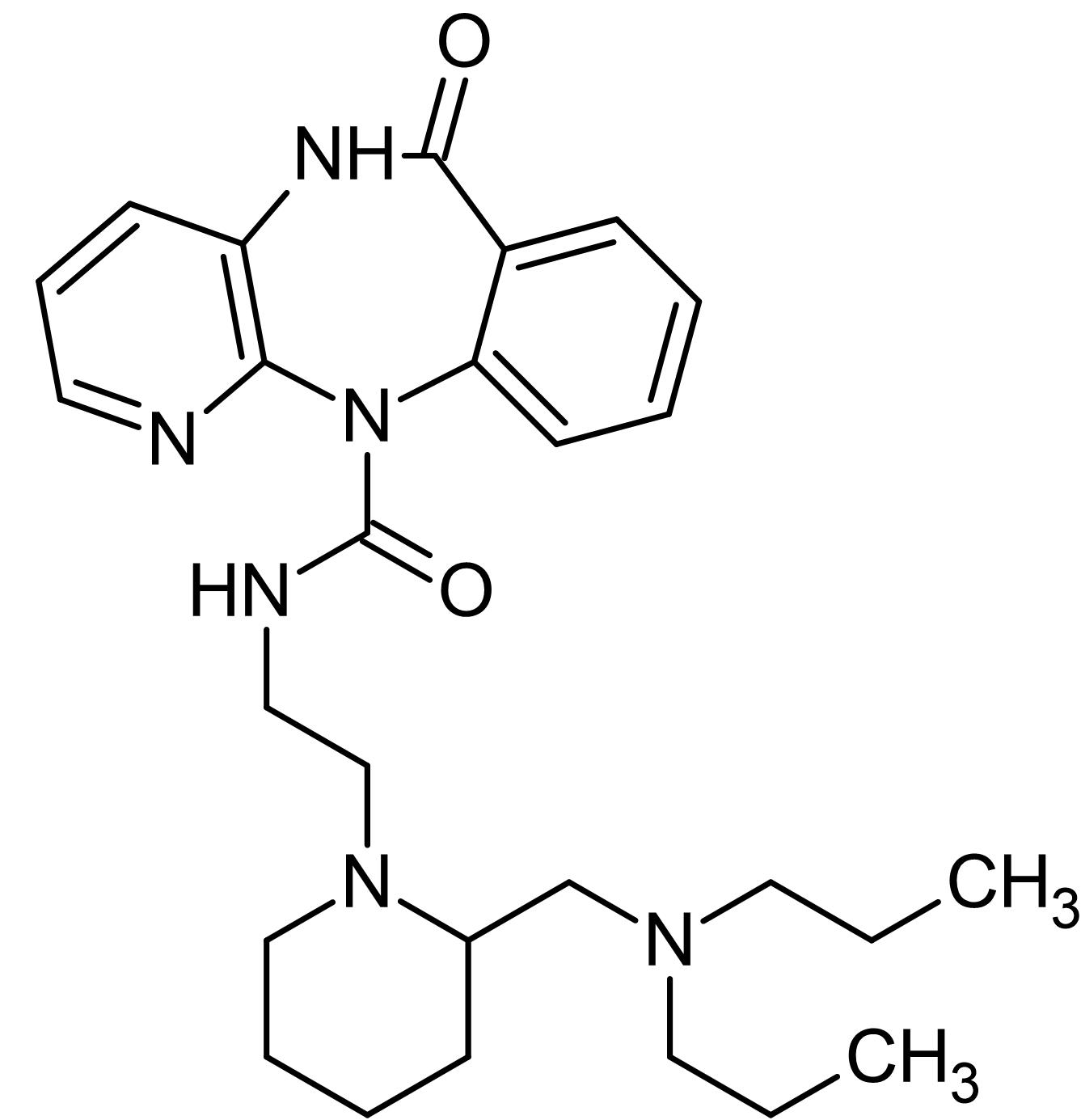 Chemical Structure - AF-DX 384, M2/M4 antagonist (AB120146)
