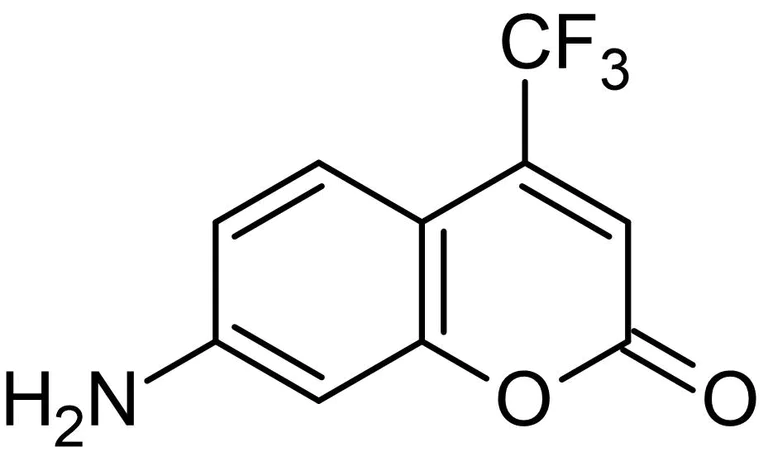 Chemical Structure - AFC (7-Amino-4-trifluoromethylcoumarin), Fluorescent marker (AB145587)