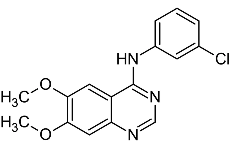 Chemical Structure - AG 1478, EGF receptor tyrosine kinase inhibitor (AB141438)