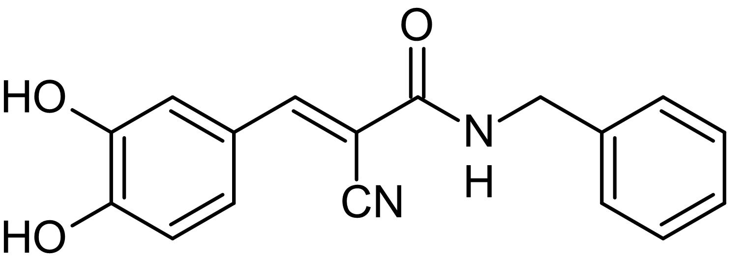 Chemical Structure - AG 490, JAK2/3 inhibitor (AB120950), expandable thumbnail