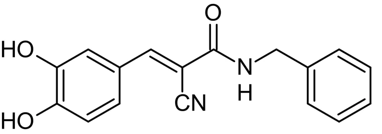 Chemical Structure - AG 490, JAK2/3 inhibitor (AB120950)