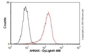 Flow Cytometry - Anti-AHNAK antibody [EM-09] (AB68556)