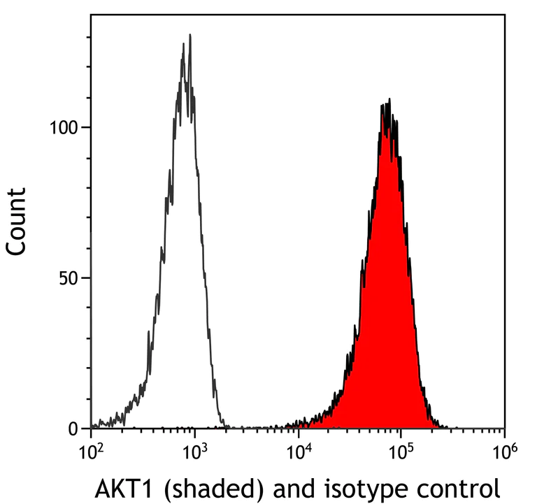 Flow Cytometry - Anti-AKT1 antibody [BLR245L] (AB314110)