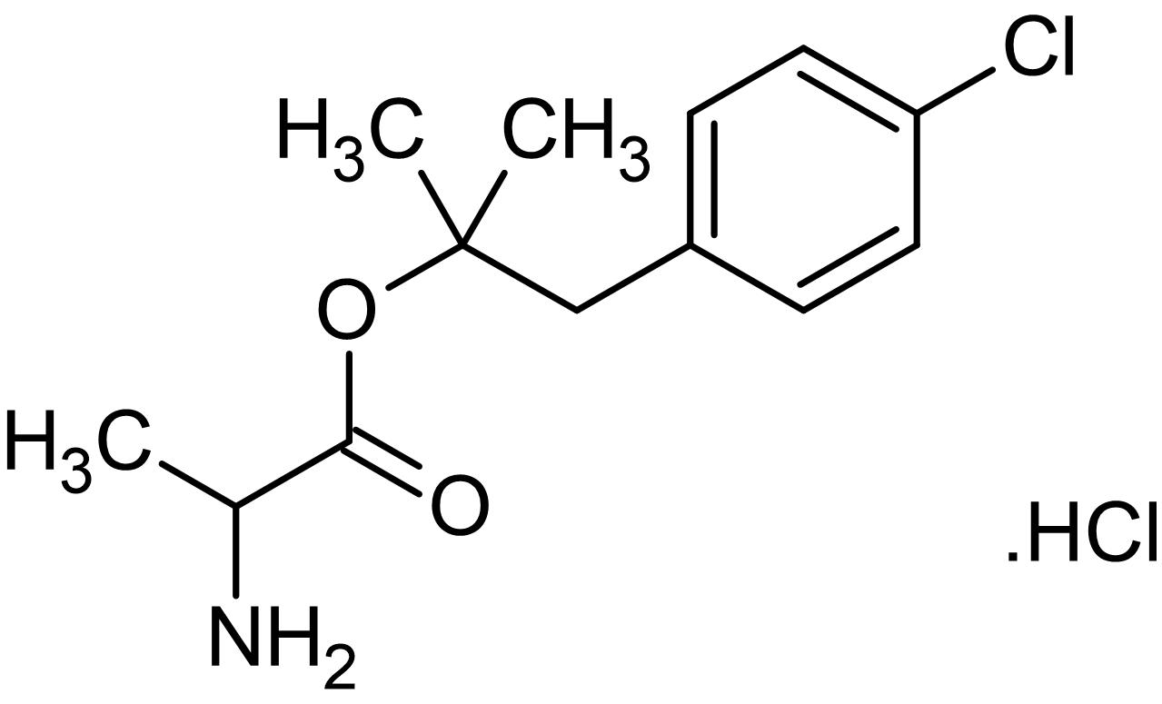 Chemical Structure - Alaproclate hydrochloride, serotonin uptake inhibitor (AB145917), expandable thumbnail