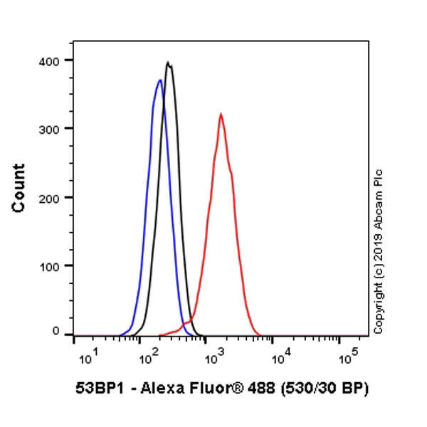 Flow Cytometry (Intracellular) - Alexa Fluor® 488 Anti-53BP1 antibody [EPR2172(2)] (AB237174)