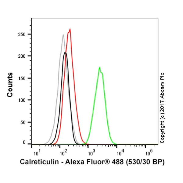 Flow Cytometry (Intracellular) - Alexa Fluor® 488 Anti-Calreticulin antibody [EPR3924] - ER Marker (AB196158)