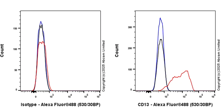 Flow Cytometry - Alexa Fluor® 488 Anti-CD13 antibody [EPR27472-288] (AB324158)