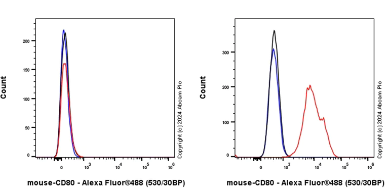 Flow Cytometry - Alexa Fluor® 488 Anti-CD80 antibody [EPR22127-251] (AB315845)