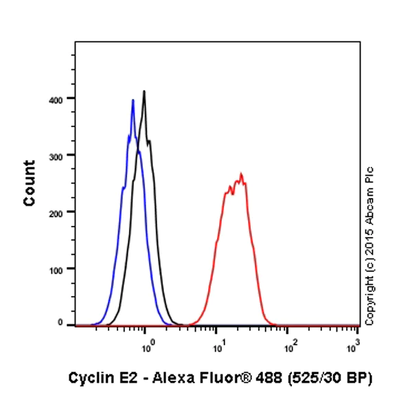 Flow Cytometry (Intracellular) - Alexa Fluor® 488 Anti-Cyclin E2 antibody [EP454Y] (AB200423)