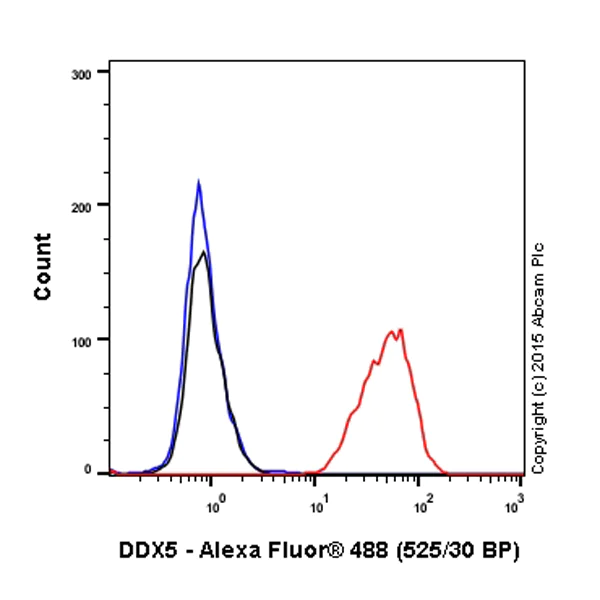 Flow Cytometry (Intracellular) - Alexa Fluor® 488 Anti-DDX5 antibody [EPR7239] (AB199226)