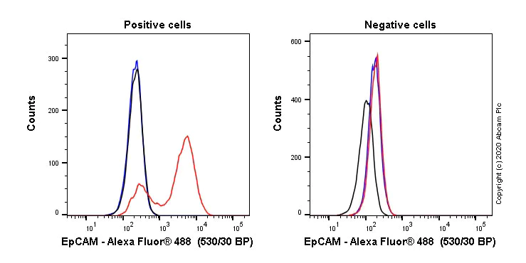 Flow Cytometry - Alexa Fluor® 488 Anti-EpCAM antibody [EPR20533-63] (AB237384)