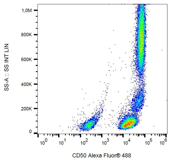 Flow Cytometry - Alexa Fluor® 488 Anti-ICAM3 antibody [MEM-171] (AB239270)