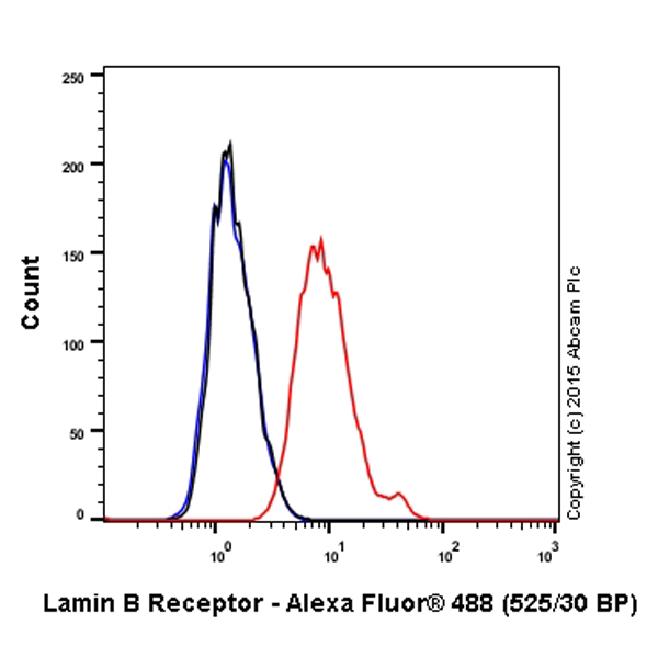 Flow Cytometry (Intracellular) - Alexa Fluor® 488 Anti-Lamin B Receptor/LBR antibody [E398L] (AB201532)